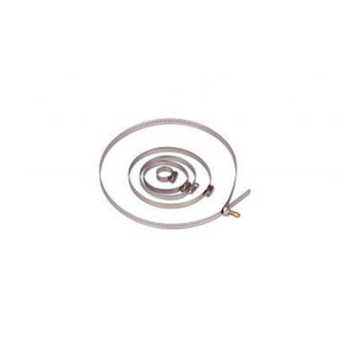 Hose Clamp, Steel, 6 in D
