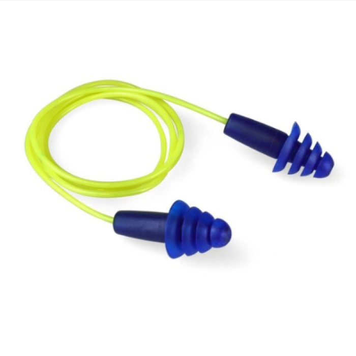 REUSABLE SILCON CORDED