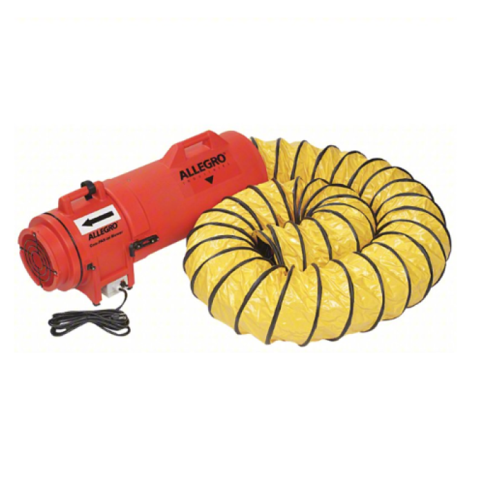 8 in Axial AC Blower, Plastic