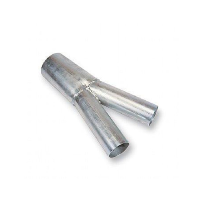 Y-Connector, Steel, (2) 4 in x (1) 6 in