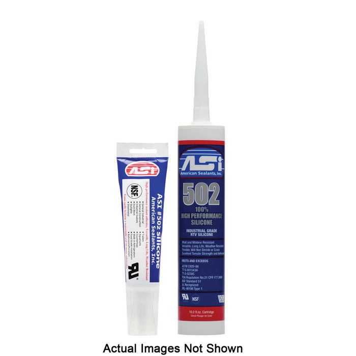 Aluminum, 10.2 oz, 100% Silicone Caulk