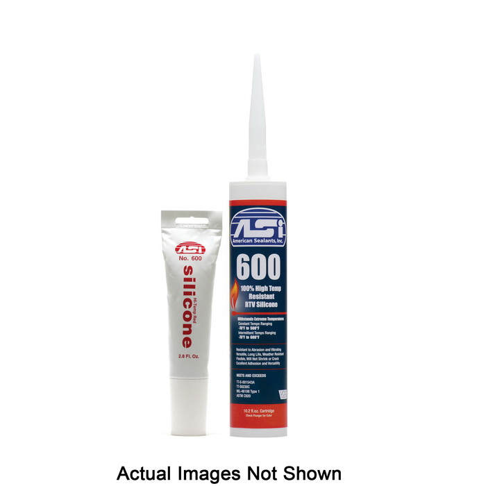 Red, 10.2 oz, 50 Year High Temperature RTV Silicone Sealant