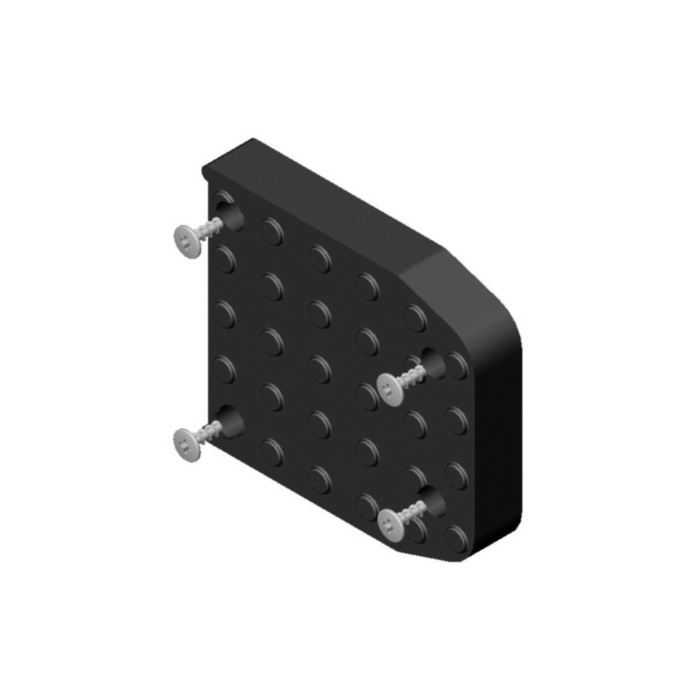 Replaceable Sole with Screw