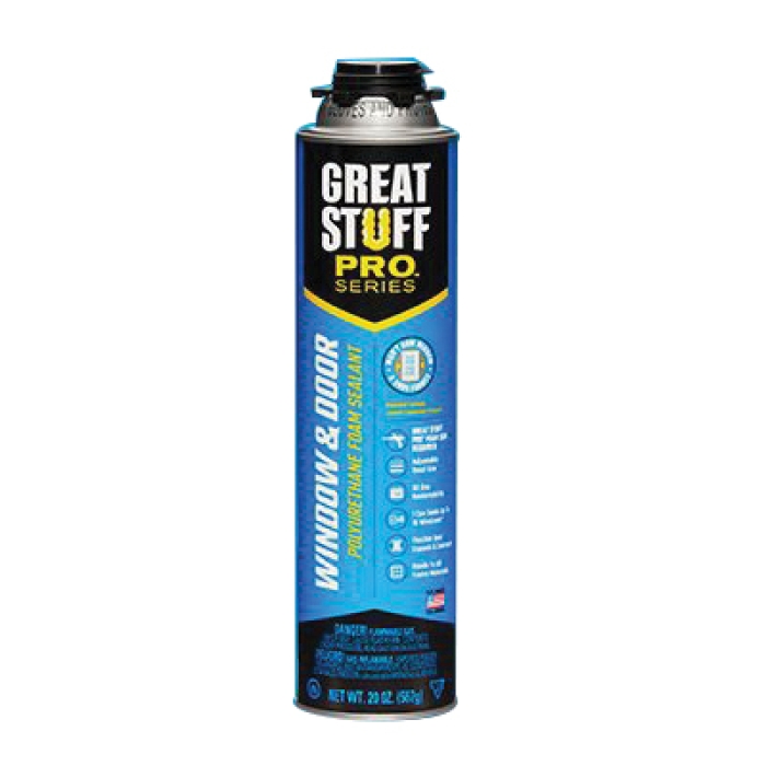 Yellow, 20 oz, Gun Foam Window and Door Insulating Foam Sealant