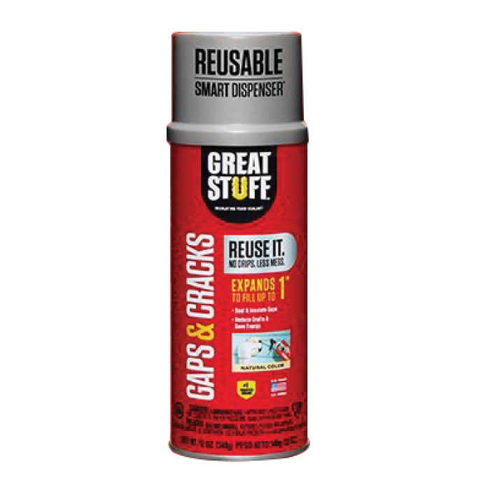 Orange, 24 oz, Gap and Crack Insulating Foam Sealant