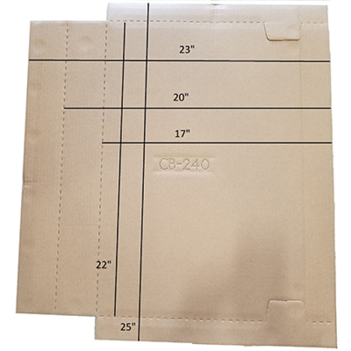 Cardboard Attic Baffle 24in x 23in 50 Bundle