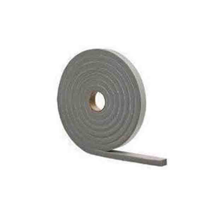Foam Tape, Closed Cell PVC, 3/16 in THK, 17 ft L, 3/8 in W