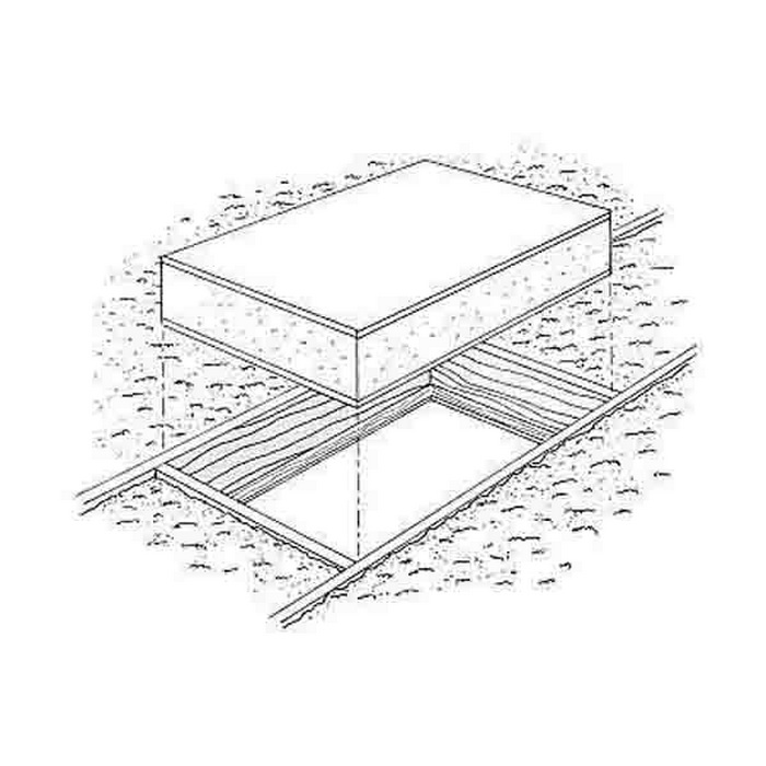 Insul-Door, Foam, 11 in THK, 32 in L, 24 in W