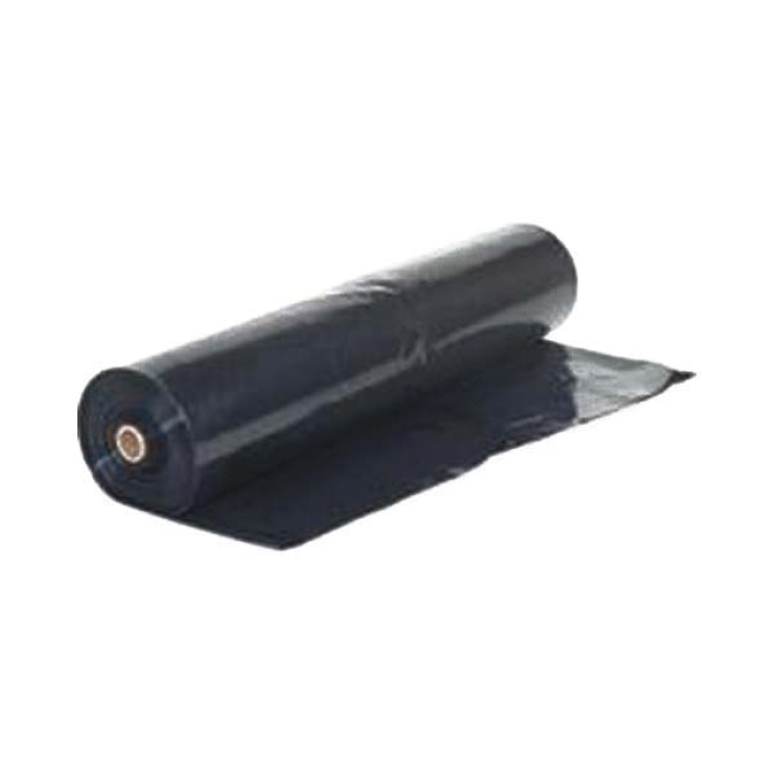 Sheeting, Construction Film, Polyethylene, Dimensions: 6 mil THK, Black, 10 ft Width, 100 ft Length
