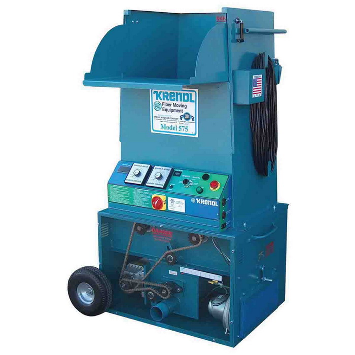 Double Input Electric Insulation Blower Machine, 63 in H x 28 in D, 38 in W