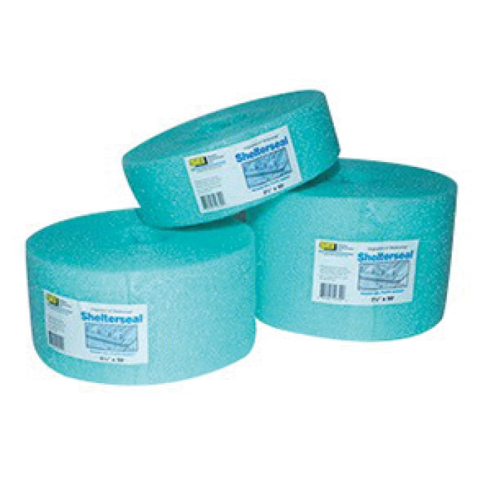 Sill Plate Gasket, 50 ft L x 3-1/2 in W x 1/4 in H, Polyethylene