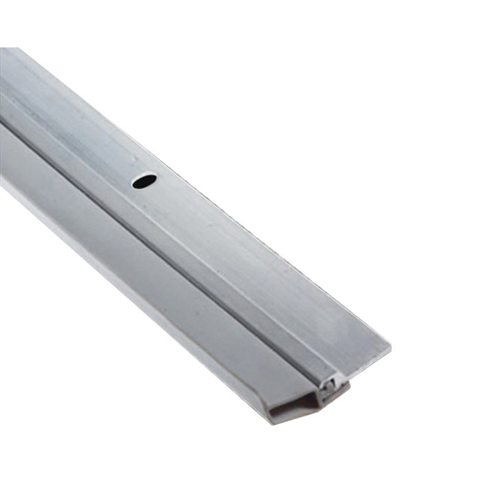 KC, Triangular Wedge Door Weatherstripping, Aluminum, 1-1/4 in H, 84 in L, 36 in W