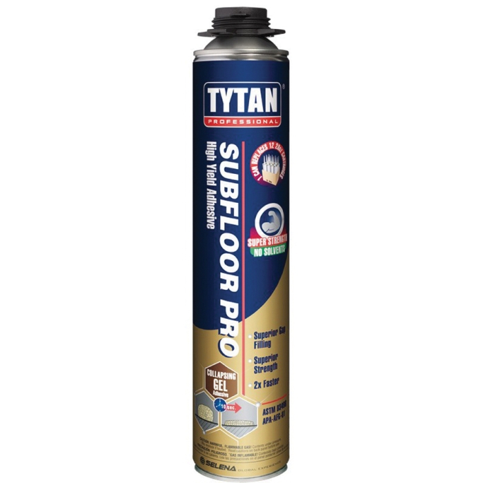 Pale Yellow, 29 oz, Subfloor Pro High-Yield Adhesive