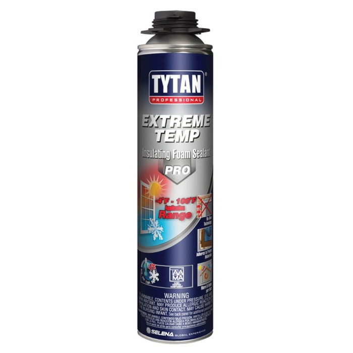 Pale Yellow, 24 oz, Extreme Temperature Insulating Gun Foam Sealant
